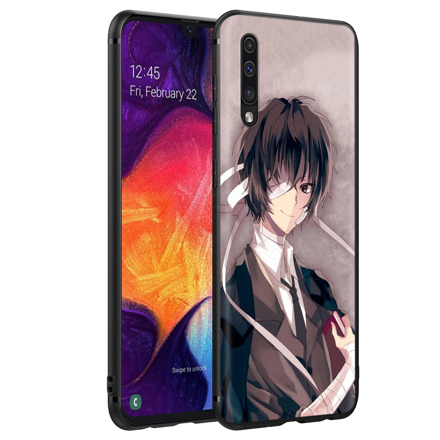 Webbedepp японский чехол Bungou для Samsung Galaxy A3 A5 A6 Plus A7 A8 A9 J6 M20 A10S A20S A30S A40S A50S | Мобильные