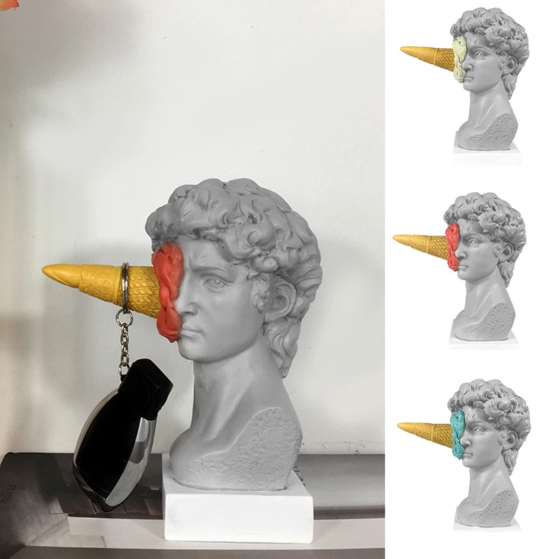 

Популярная креативная статуя мороженного Давида, Современные Простые изделия из смолы, персонализированные настольные украшения для дома, гостиной, спальни