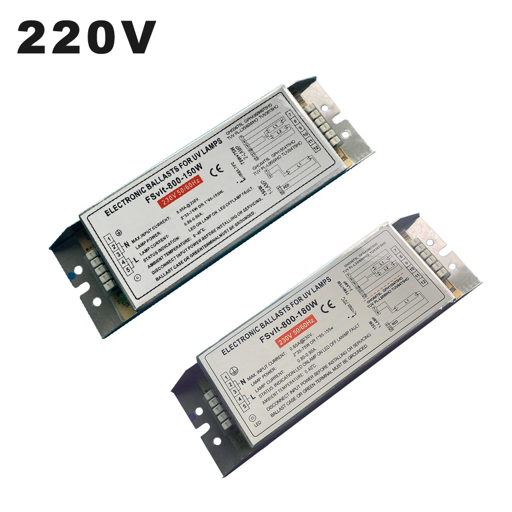Электронный балласт для УФ лампы 180 В Вт|Балласты| |