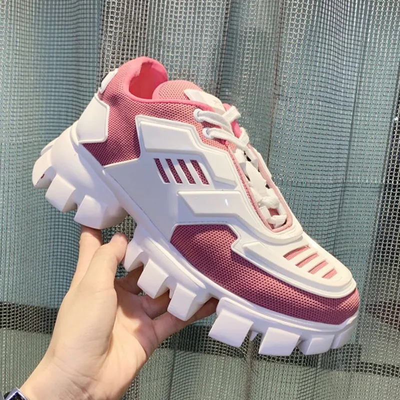 

2020 Fashion Women Plarform Sneakers New Mix Colors Chunky Sports Shoes Autumn Winter Girl Round Toe Walk Shoes for Women