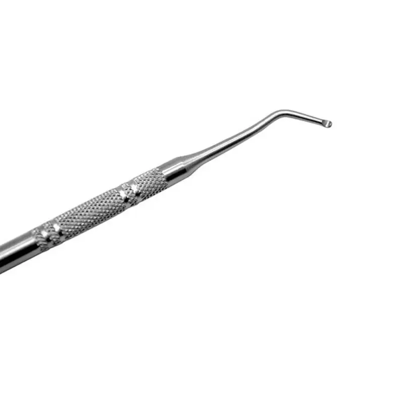 1 двойная головка из нержавеющей стали для чистки кутикулы педикюра ногтей