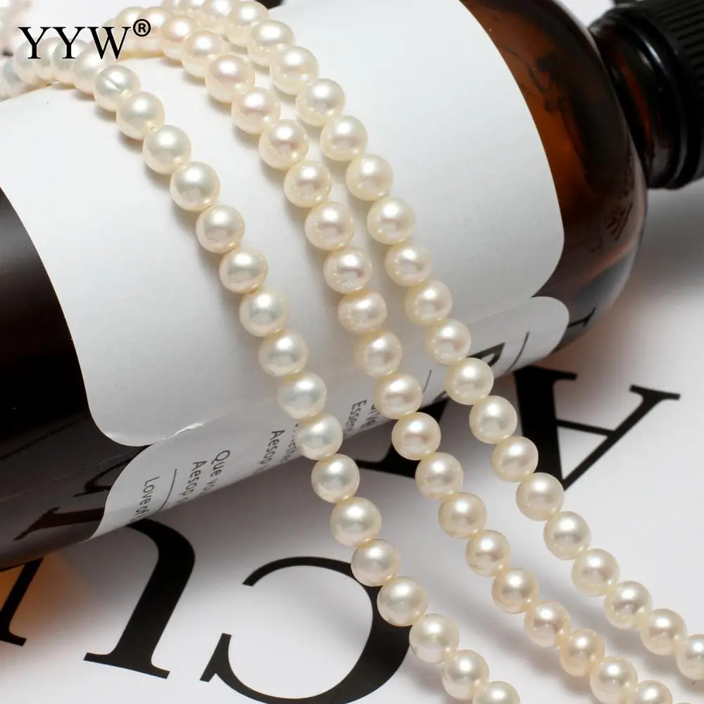 

4-5mm Cultured Round Freshwater Pearl Beads Jewelry Making Beads High Quality Punch Loose Beads For Diy Women Elegant Necklace
