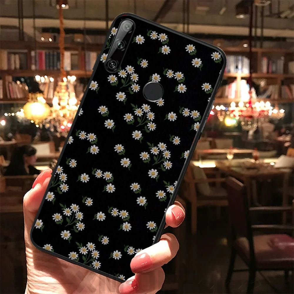 Мягкий чехол для телефона Reayou с изображением подсолнуха и чистого цветка Huawei Y5 Y6