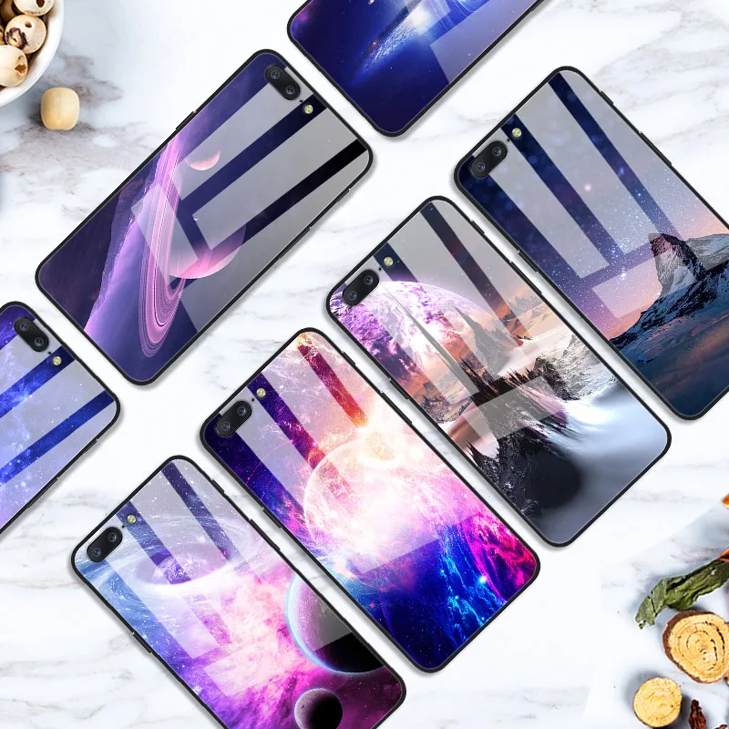 for oneplus 5 5t tempered glass case hard back cover phone case for oneplus 7 pro tpu bumper cases for one plus 5 t 7 pro coque free global shipping