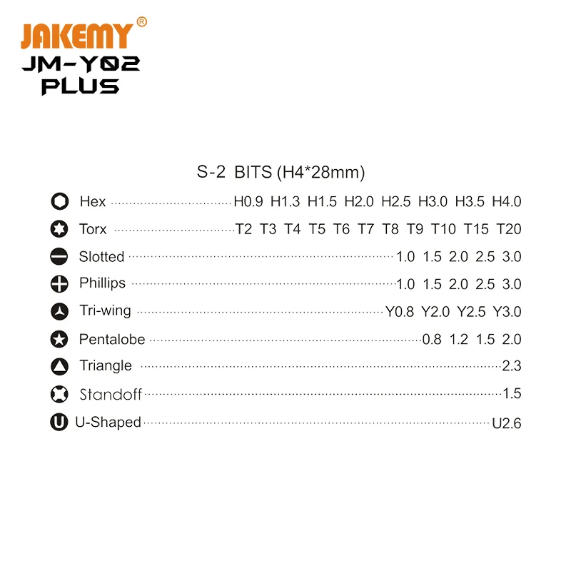 Набор отверток JAKEMY Y02 plus Прецизионная электрическая отвертка для ремонта