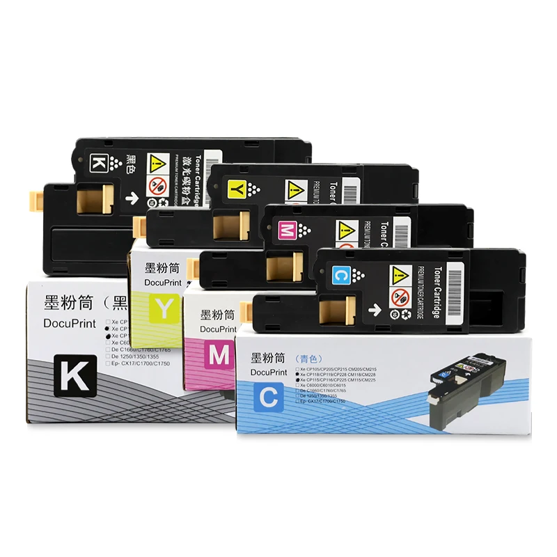 4 шт. совместимый картридж с тонером для принтера цифровой фотокамеры Fuji Xerox CP105B