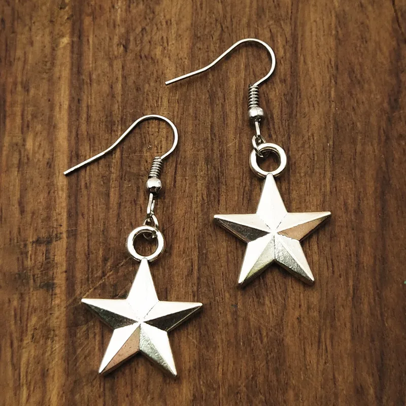 Серьги-подвески Wicca женские висячие украшения ручной работы из тибетского