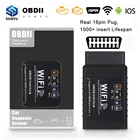 Для AndroidIOS ELM327 V1.5 WIFI OBD2 сканер ELM 327 V 1 5 wifi OBD 2 OBD2 автомобильный диагностический инструмент ODB2 OBDII считыватель кода