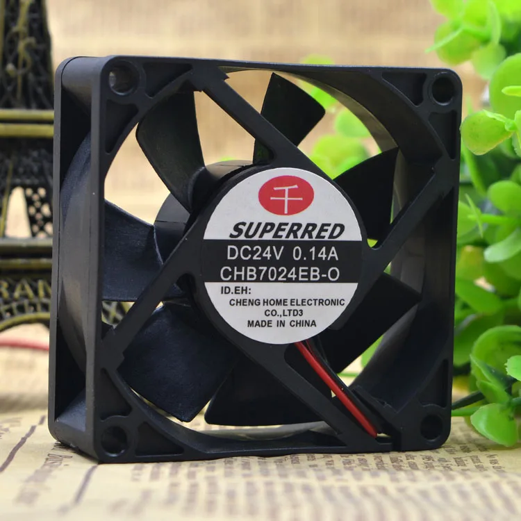 Новый CHB7024EB O 24V 0.14A 7 см/7020 защиты электродвигателя Вентилятор