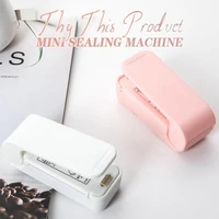 mini sealing machine portable kitchen storage and organization household sealing food clip heat sealer for kitchen convenience