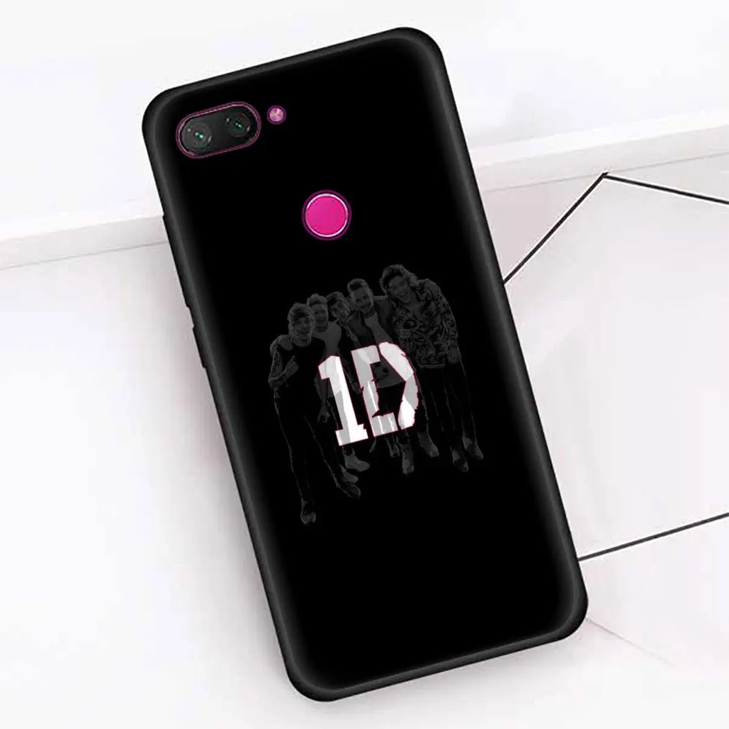 Soft silicone Cover for Redmi Note 5 6 7 8 Pro 5A 8T Prime 4X K30 Poco X2 Black Phone Case One Direction | Мобильные телефоны и