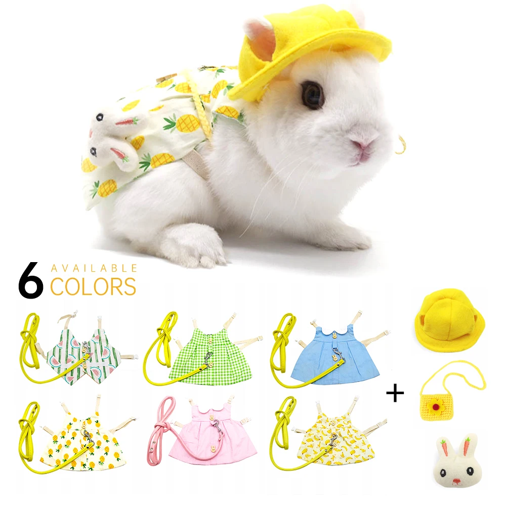 

Ropa de conejo para mascotas, Corda de traction, conejo, gatito, Lop Eared, adornos de conejo