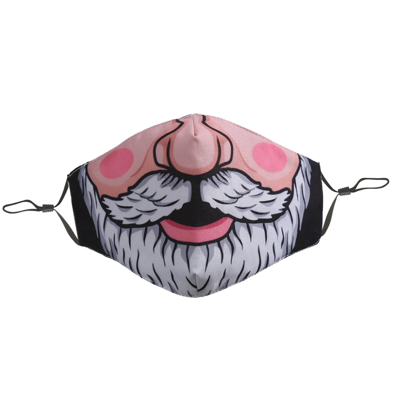 

Fast delivery Christmas Adult Reuse Washable Windproof Smog Wear Mask Pattern Cartoons Mask Headband masques faciaux Mascarilla