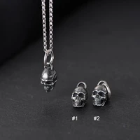 silver 925 real pendants for necklace skull pendant for women vintage silver 925 jewelry vintage chain pendant valentines day