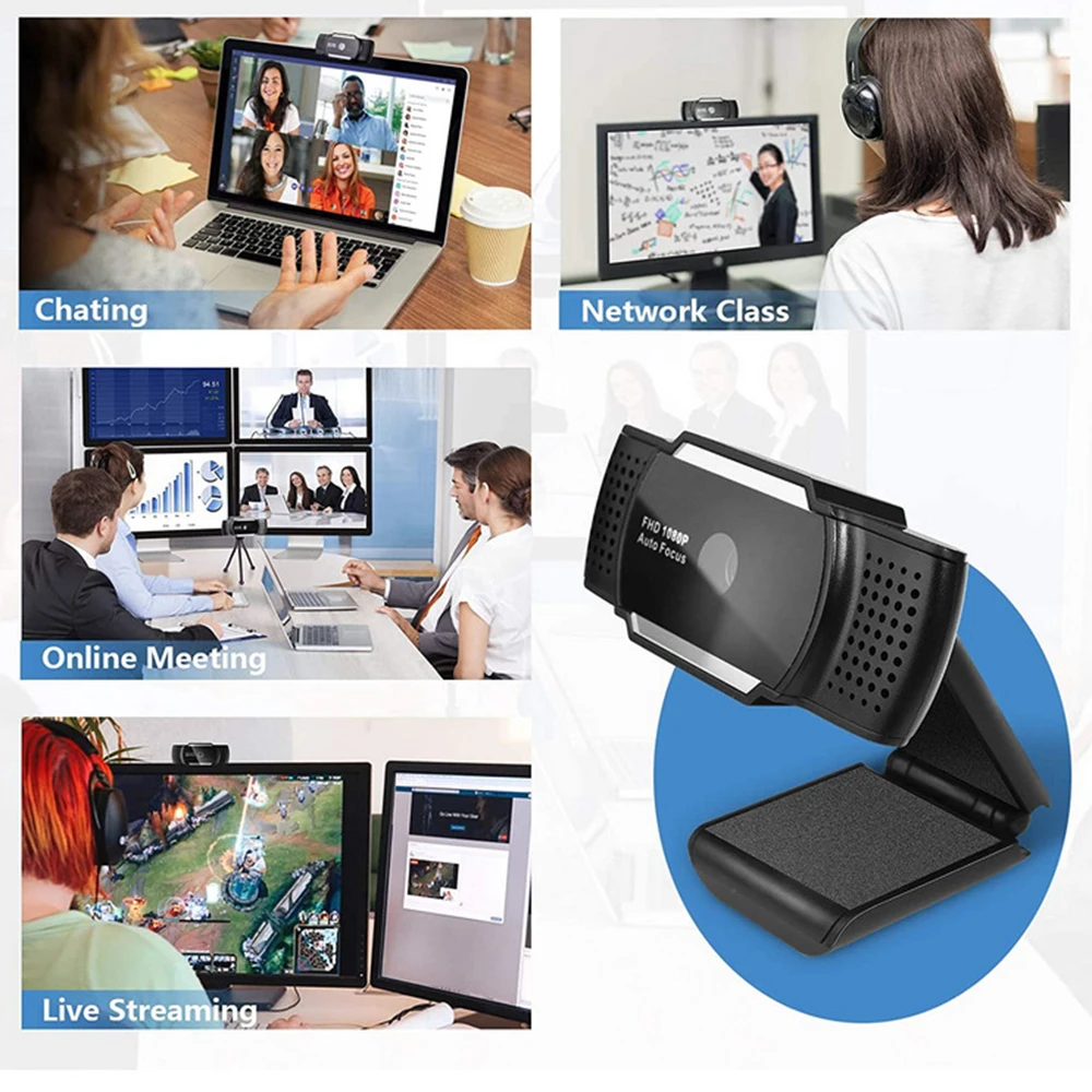 

Mini Webcam With Microphone HD 1080P 4K 5MP Auto Focus Web Camera PC Laptop Computer Cam For Video Live Streaming Meeting
