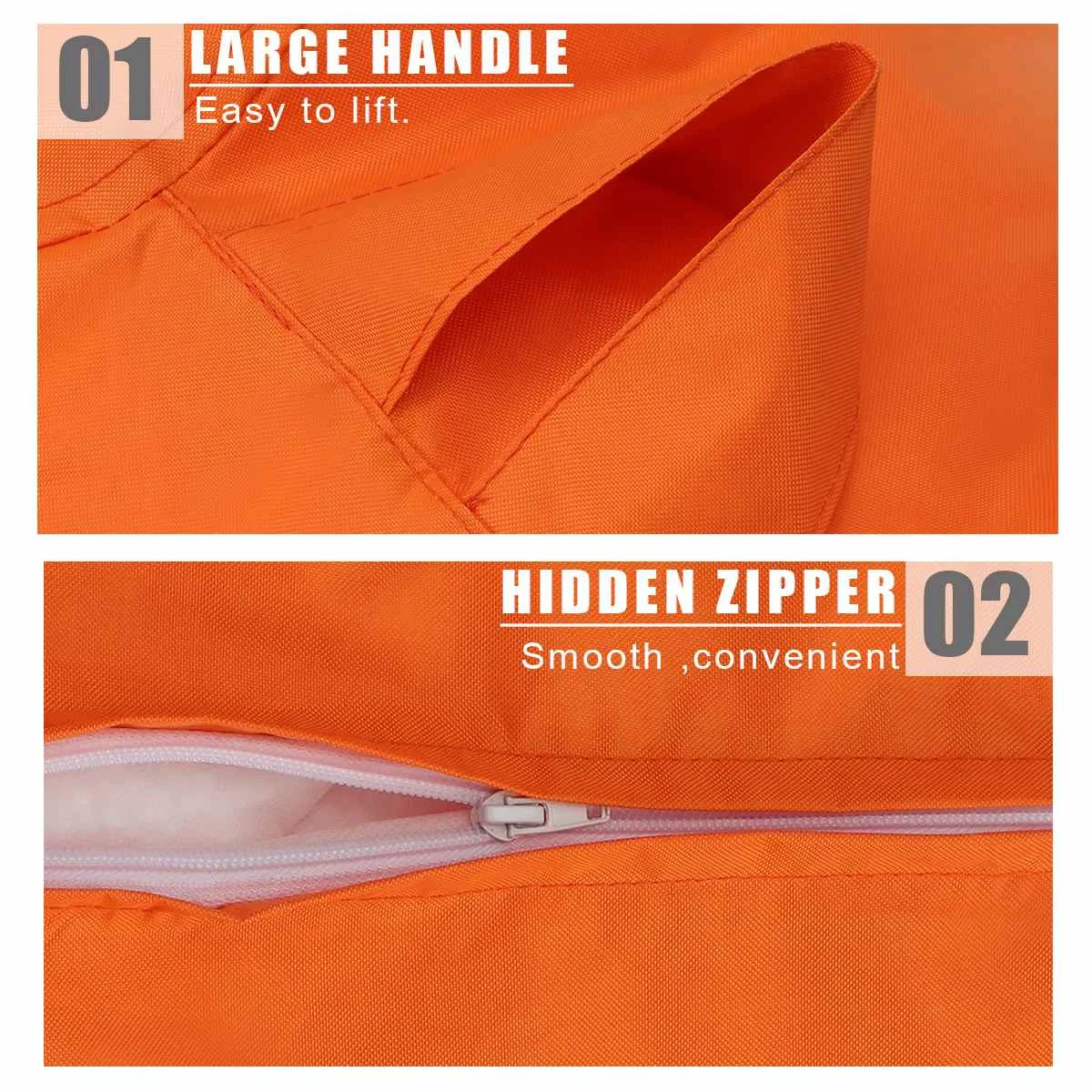 

100x120CM Bean Bag Sofas Cover Chair No Filler 420D Oxford Waterproof Lounger Seat Bean Bag Pouf Puff Couch Tatami Living Room