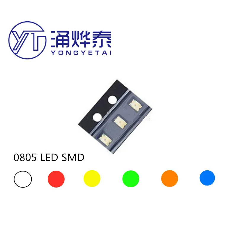 

YongYeTai 0805 SMD LED SMD Red Yellow Blue Green Orange White SMD LED
