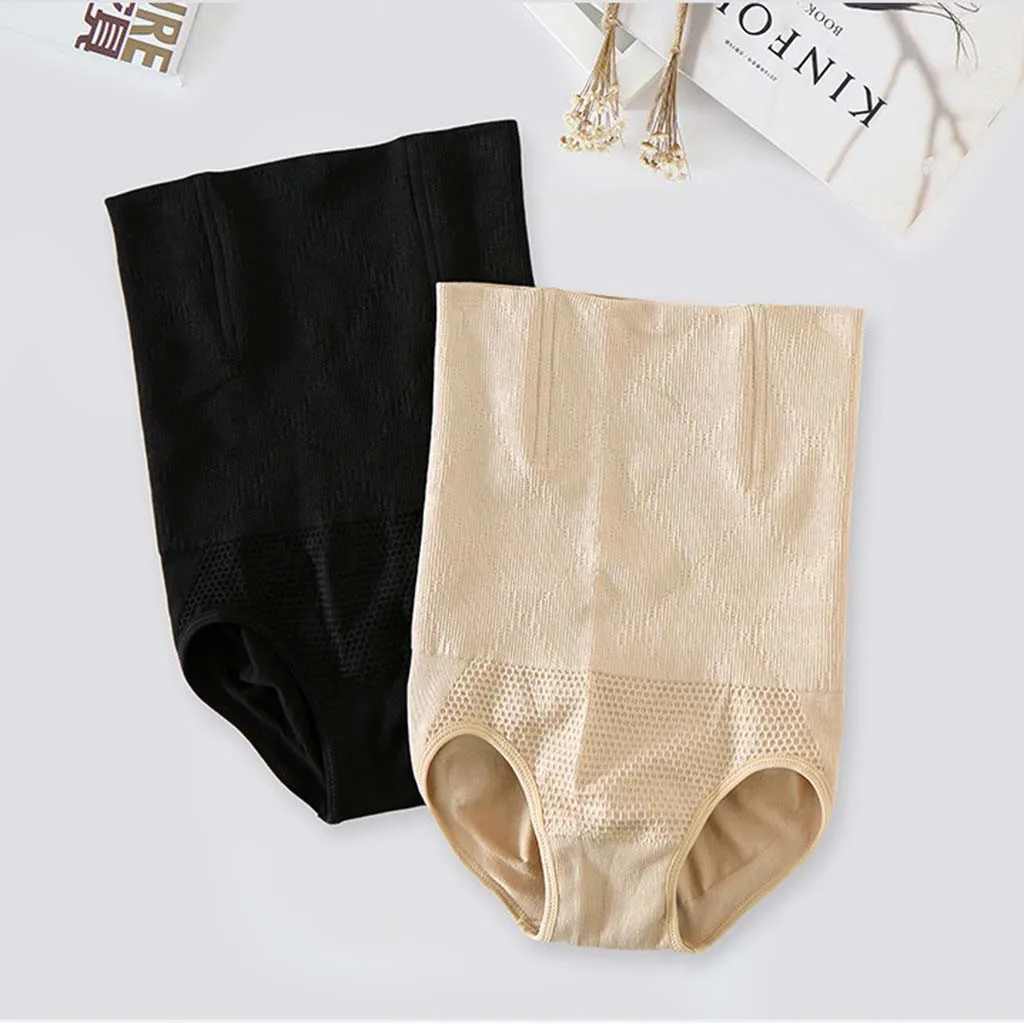 Бесшовное женское корректирующее белье с высокой талией живот для похудения