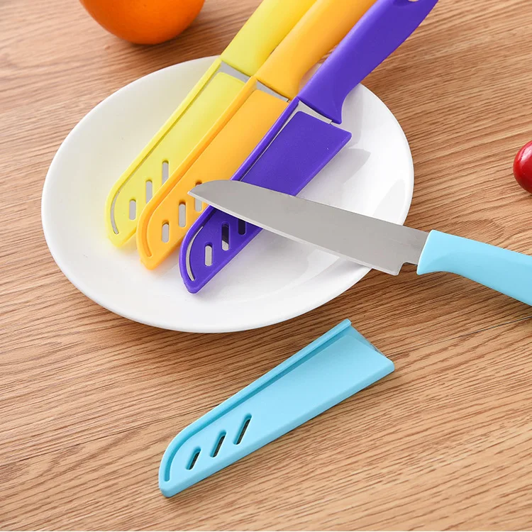 F6230 инструмент для фруктов конфетного цвета кухонный нож из нержавеющей стали