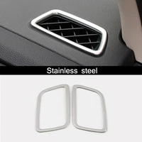 stainless steel for honda cr v crv 2017 accessories car front conditioner air outlet frame panel cover trim car styling 1pcs