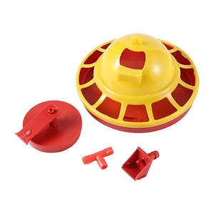 Пластиковый поливочный лоток для птицы, 12 ячеек, автоматическая поилка для кур, для разведения курицы