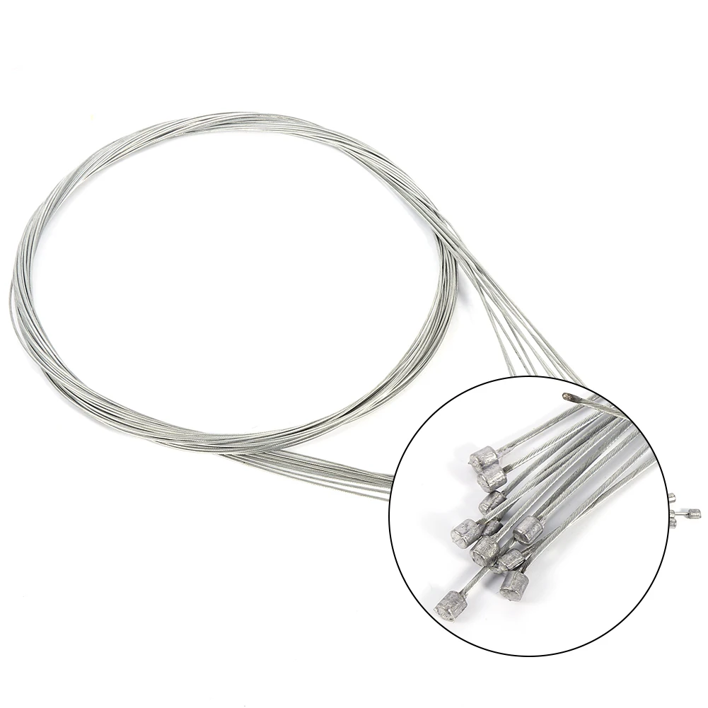 

10 Pieces Of Bicycle Transmission Cable For Bicycle Road Bicycle Robust and Smooth Cable Transmission Line Running Smoothly