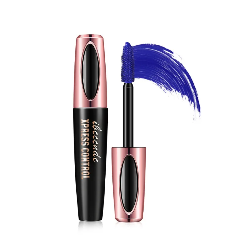 

New! Color Mascara Cream Waterproof Sweat-Proof Thick Curling Long No Fading No Blooming Color Makeup 4D Mascara Cream
