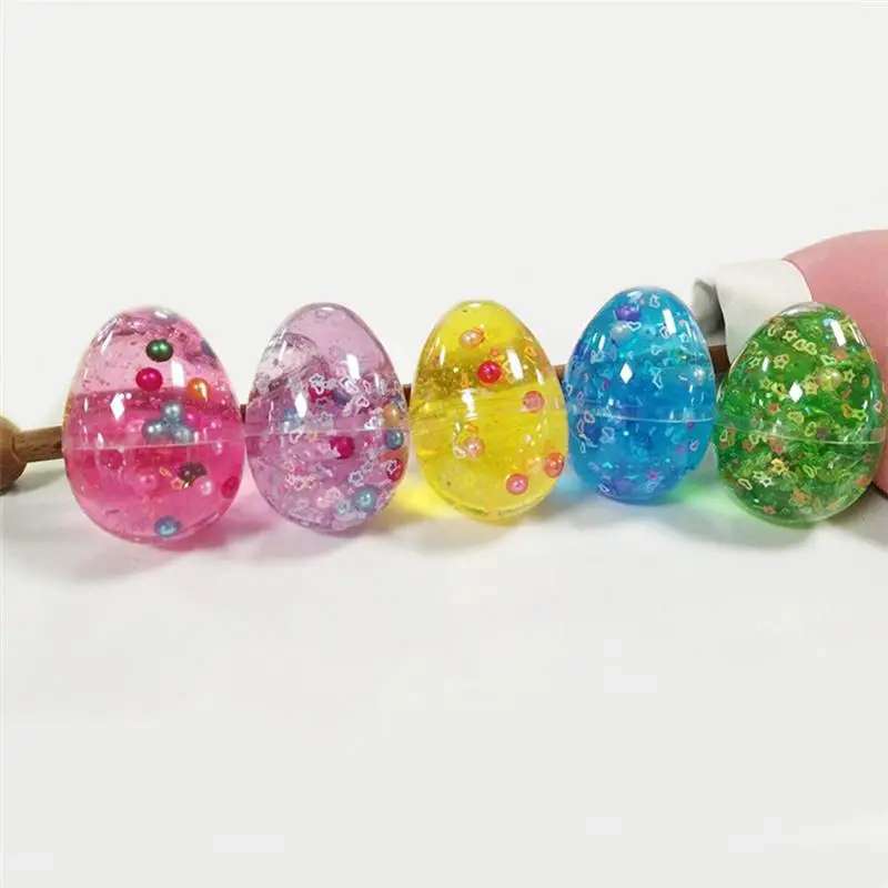1 шт жемчужные грязевые Яйца цветные красочные мягкие слизи игрушки для снятия
