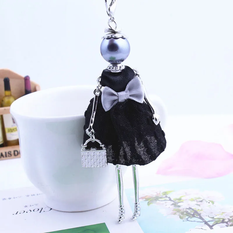 

Fashion Women Cloth Doll Girl Pendant Long Chain Sweater Necklace Jewelry Gift