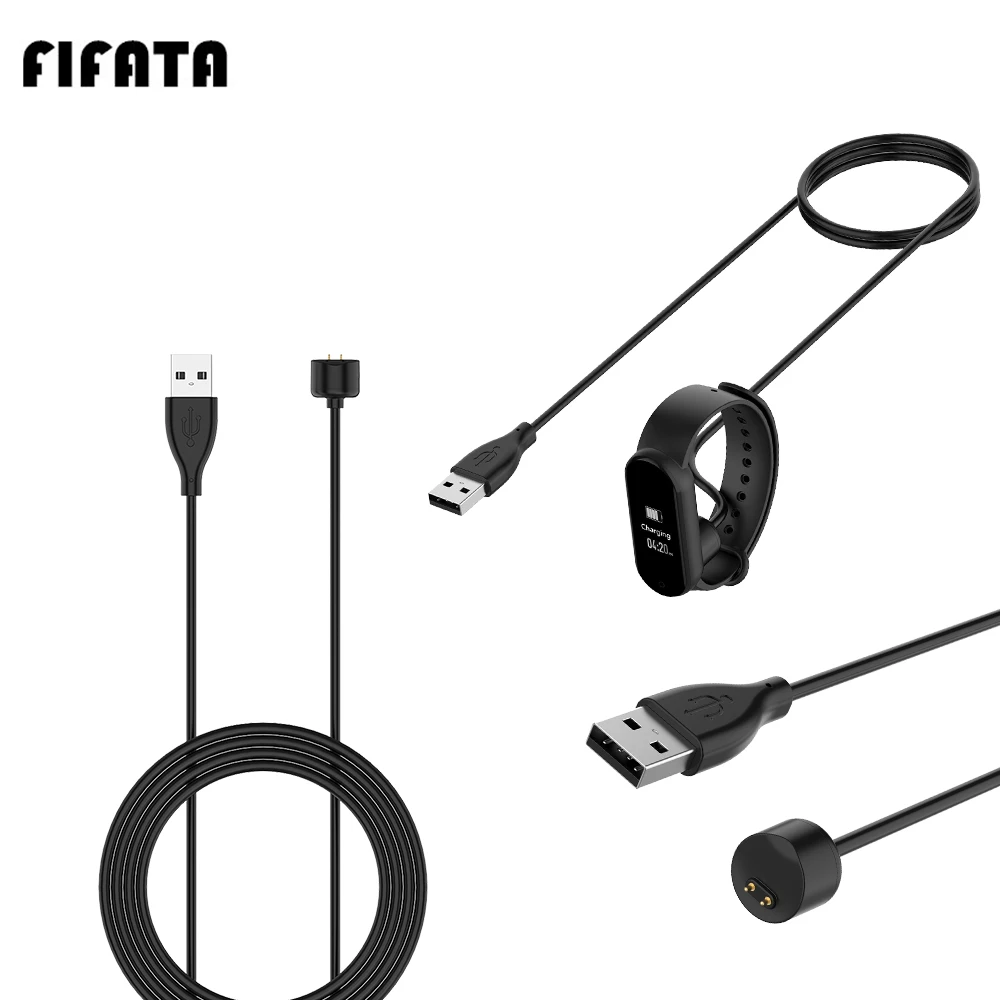 

FIFATA 50CM Magnetic Fast Charging Watch Charging Cable For Xiaomi Mi Band 5/Mi Band 5 NFC Smart Watch Replacement Charging Dock