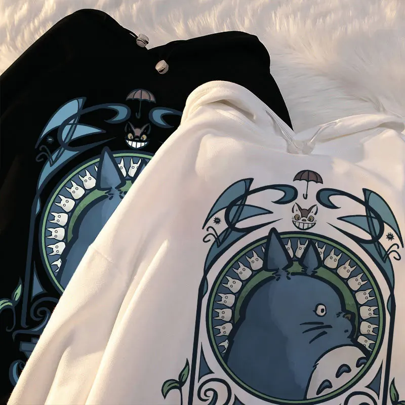 Худи женское в стиле японского аниме с забавными рисунками из мультфильмов |