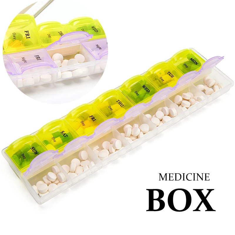 Таблетки чехол еженедельно 7/14 сетки таблеток для использования в путешествиях