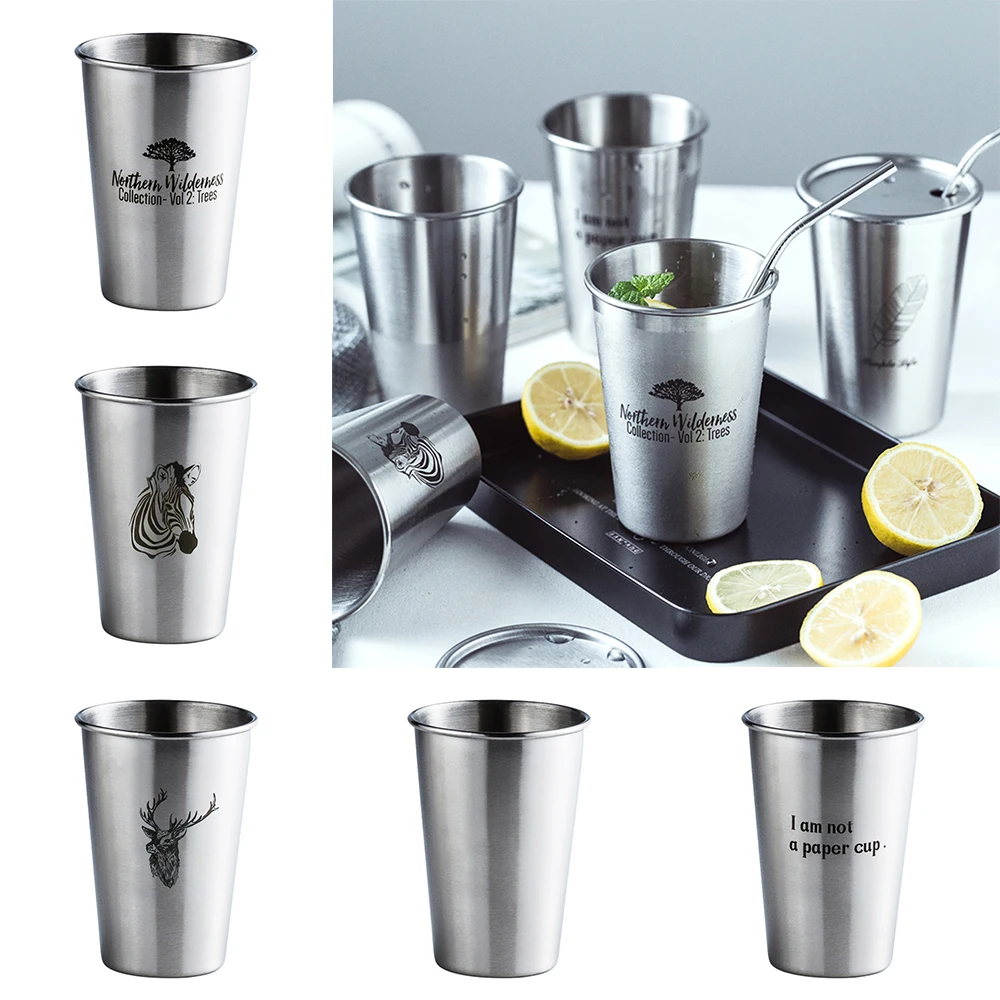 350 мл шикарная пивная кружка из нержавеющей стали 304 чашка для кофе молока