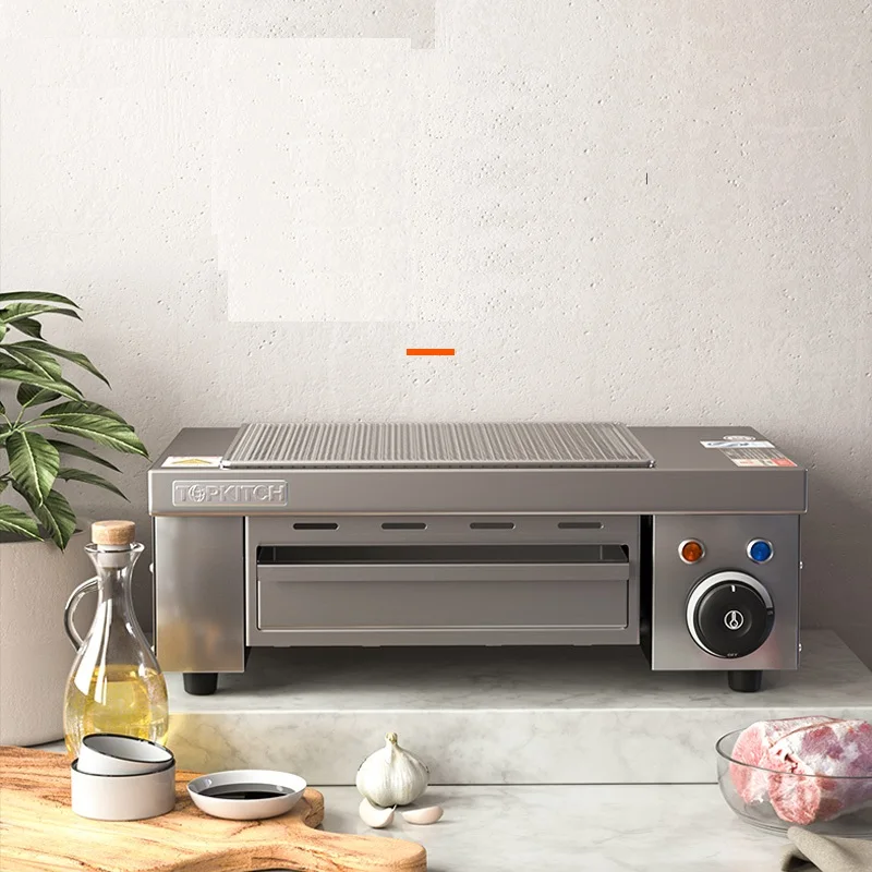 220 В Электрическая печь коммерческая Бездымная безмасляная электрическая