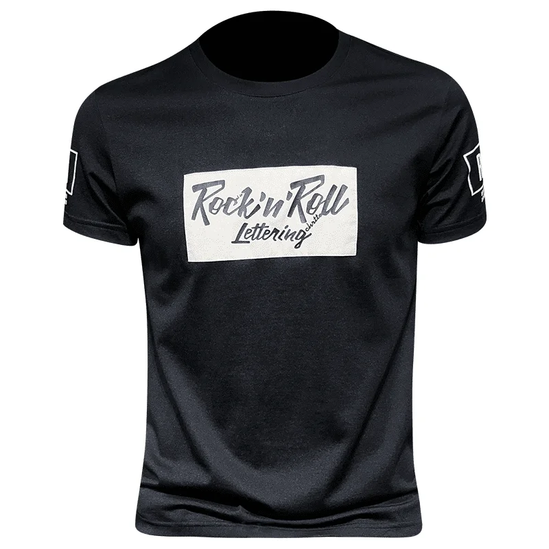 

Top Men T-shirt T-shirt Clothes Summer Slim Fit T-shirt Trendy Half Sleeve Men's 2021 New Mike Men's Short Sleeve Sleeve Style