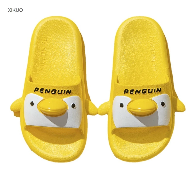

2021 new parent child slippers middle school children's home slippers summer cartoon cute baby shoes