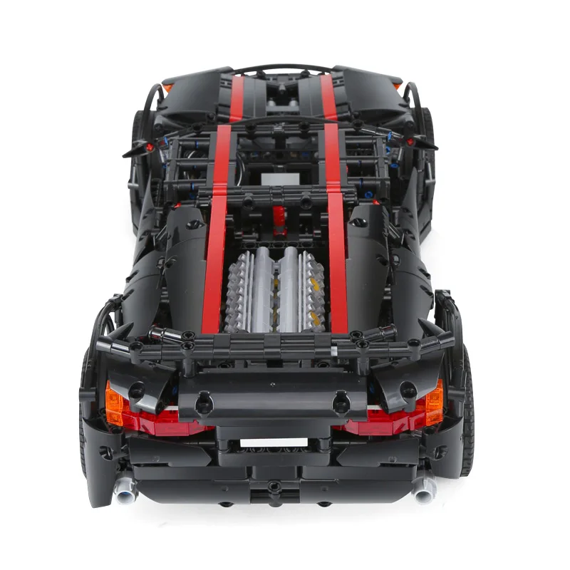 DHL 07003 техника Модель автомобиля игрушки MOC Assassin X19 спортивный автомобиль набор строительных блоков Кирпичи Модель автомобиля игрушки Дети Рождественские подарки