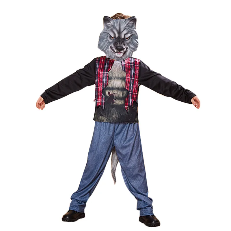 Детский Сказочный оборотень нарядное платье на Хэллоуин Карнавальный костюм для