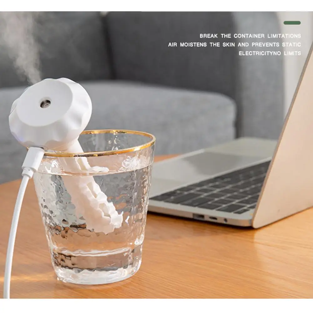 

Detachable USB Portable Air Humidifier Diamond Bottle Aroma Diffuser Mist Maker For Home Office Humidification Humidifier