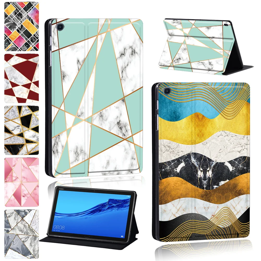 

For Huawei MediaPad M5 Lite/ MediaPad M5 10.8 Inch - Tablet Case PU Leather Stand Cover Case + Free Stylus