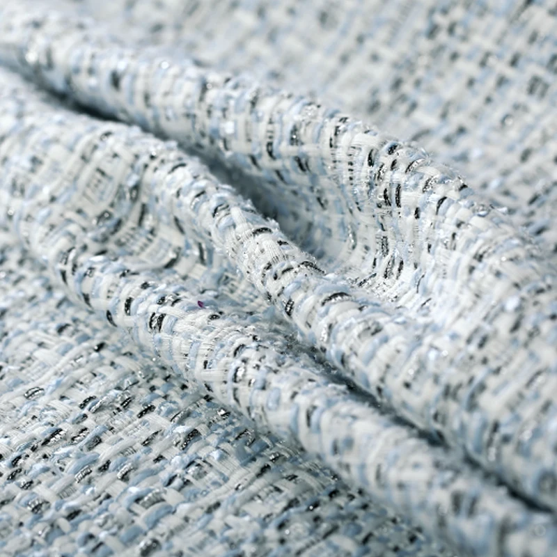 19 новая весенняя твидовая ткань полиэстер нейлон акрил для женщин платье пальто