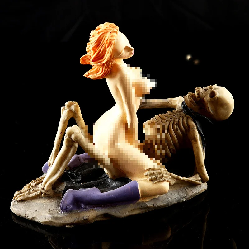 Lacour Day of The Dead Love Skull статуя скелета свадьба танцевальная скульптура смерти Вечная