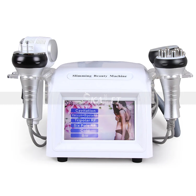 Goede 40Khz Ultrasone Cavitatie Vet Cellulitis Verwijdering Vacuüm Bio Rf Body Vormgeven Hot Koude Hamer Beeldhouwen Schoonheid Machine