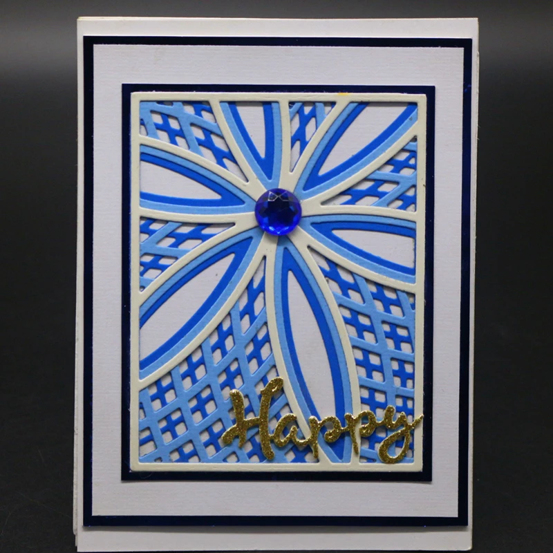 YINISE металлические режущие штампы для трафареты скрапбукинга цветок фон DIY