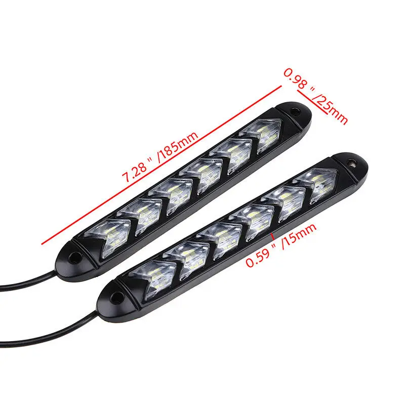 

Parts Daytime running lights Accessories Lighting Lamps LED DRL Turn Signal