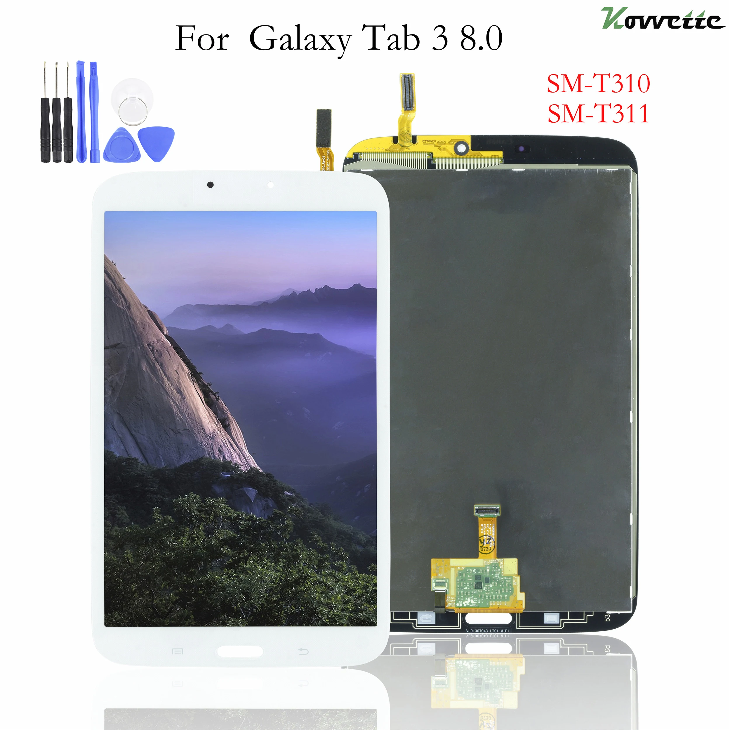 ЖК-дисплей 8 дюймов для Samsung Galaxy Tab 3 0 T310 T311 планшетов компьютеров сенсорный экран