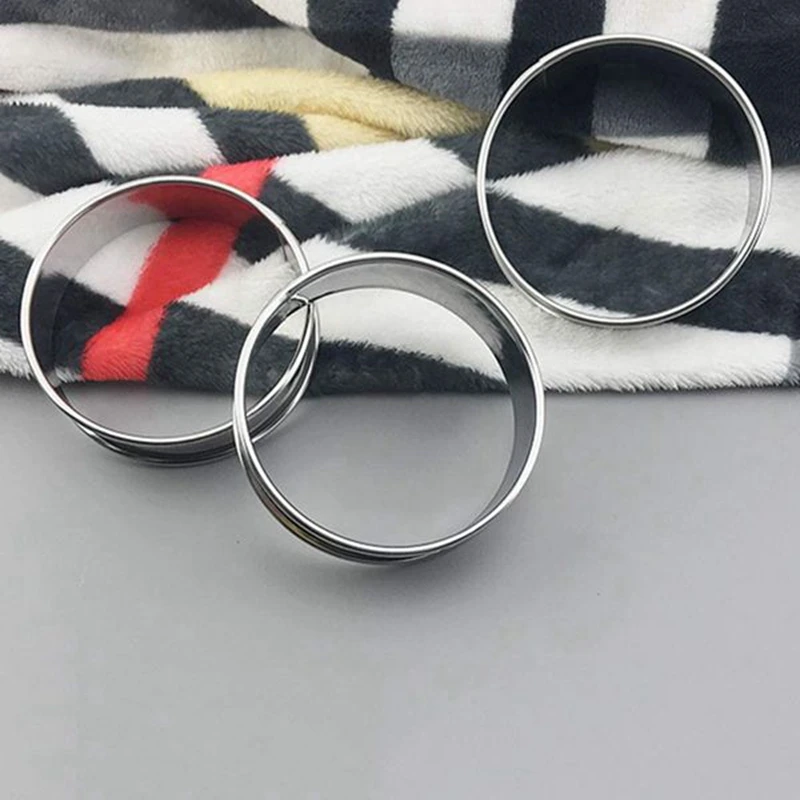 6 шт. круговое кольцо для пирога из нержавеющей стали нижняя башня форма