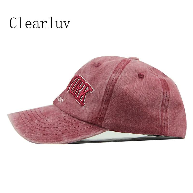 100% хлопок Винтаж папа шляпа нью йорк бейсбольная кепка спорт на открытом воздухе