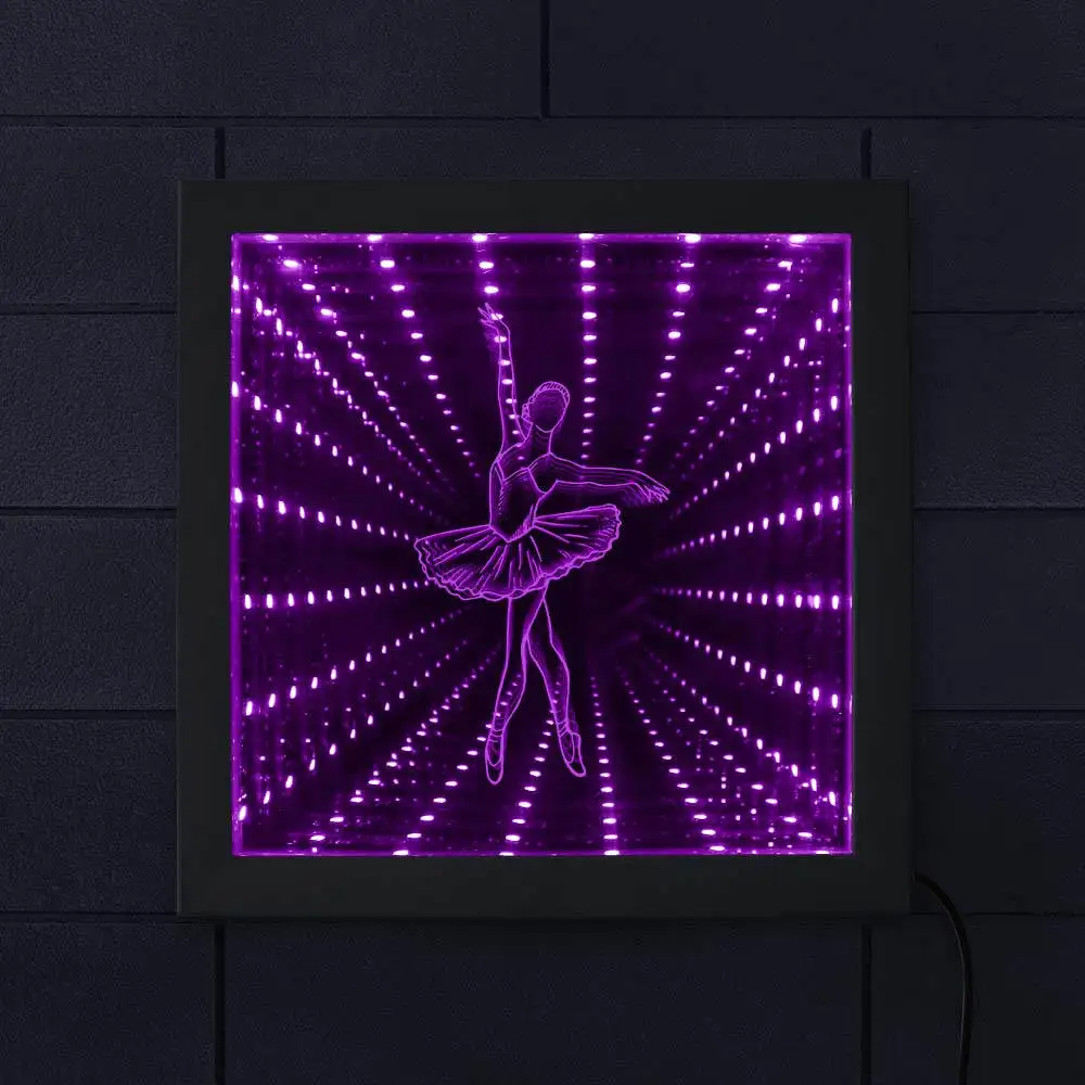 Балерина для девочек украшение очаровательное зеркало бесконечности балетная