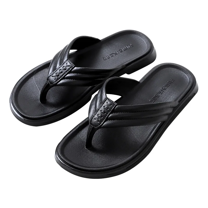

2021 summer men's casual new outer wear flip flops trend ins wind Korean version of large size flip-flop beach shoes men